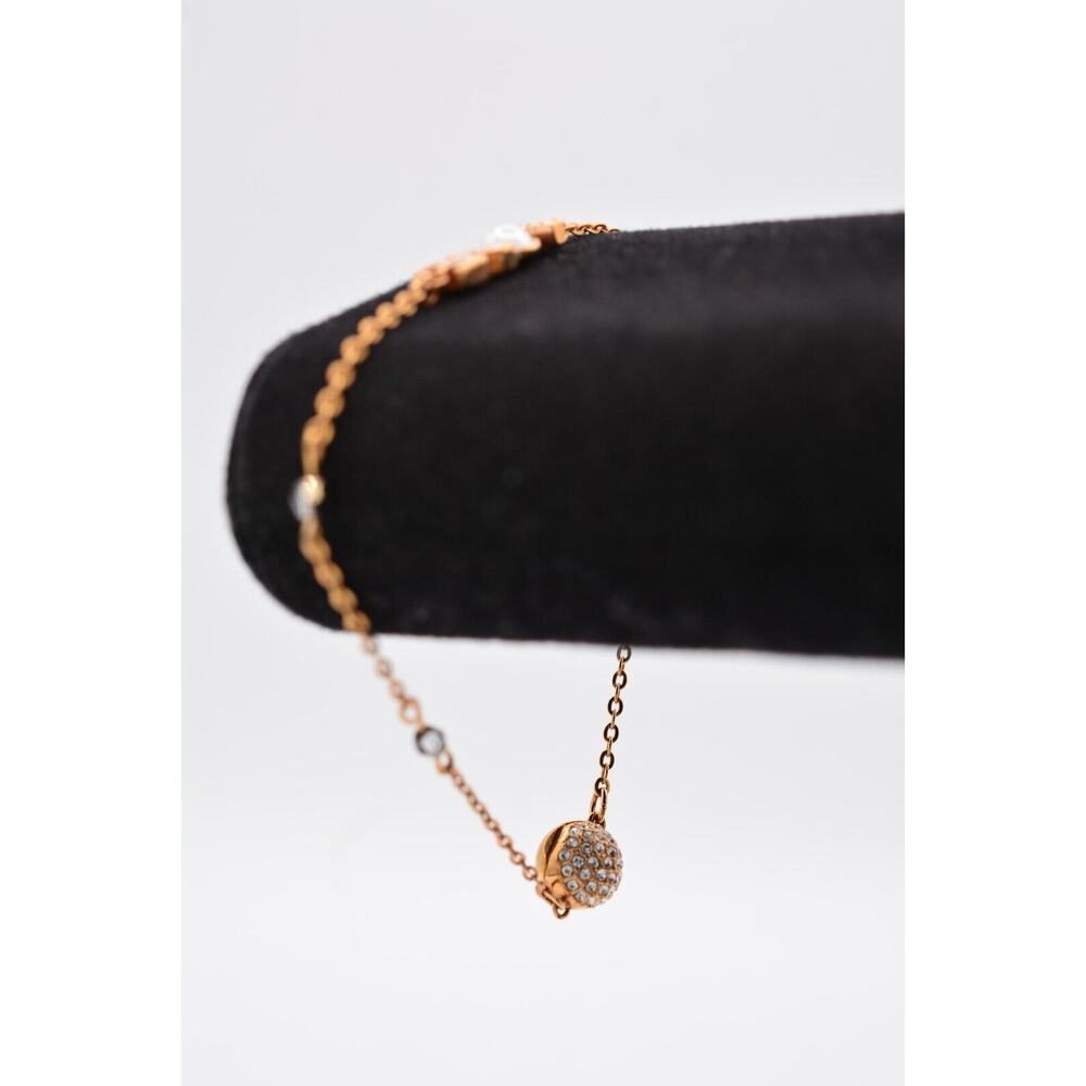 Swarovski Vintage LOVE M Bracelet Rhinestone Crystal Valentine Swan Signed BinAD - Picture 3 of 12